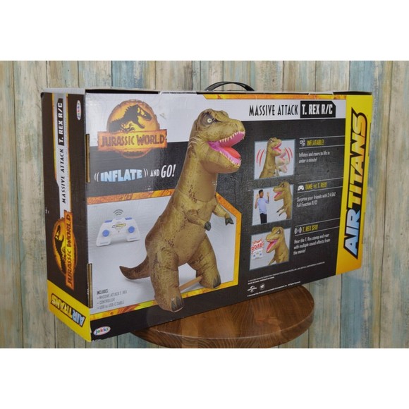 AIRTITANS 6FT Jurassic World Inflatable T Rex RC With Sounds Remote Control NEW - Picture 7 of 16